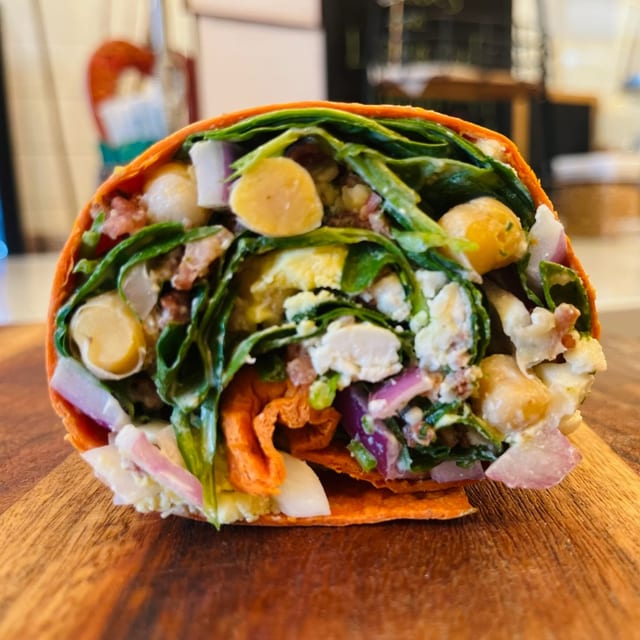 Spinach and Feta Wrap.